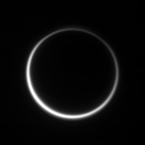 NASA image: Titan Halo