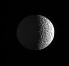 NASA image: Mimas in View