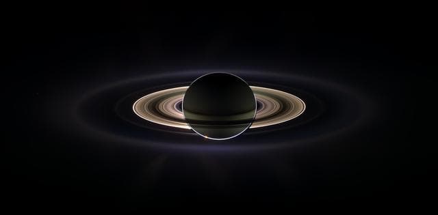NASA image: In Saturn Shadow