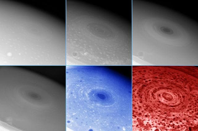 NASA image: Saturn Surprisingly Stormy South
