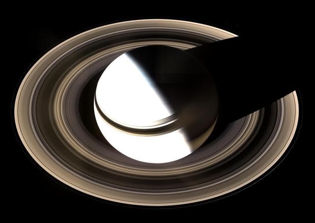 NASA image: Blinding Saturn