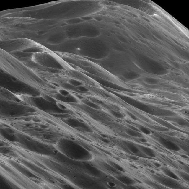 NASA image: The Himalayas of Iapetus