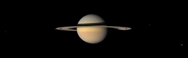 NASA image: The View from Iapetus