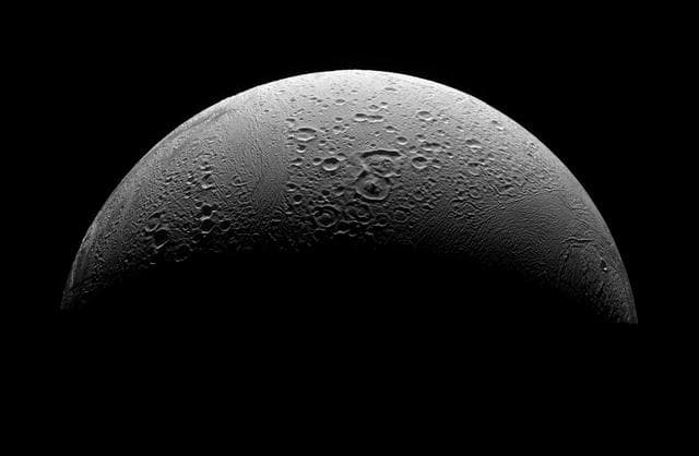 NASA image: The North Polar Region of Enceladus