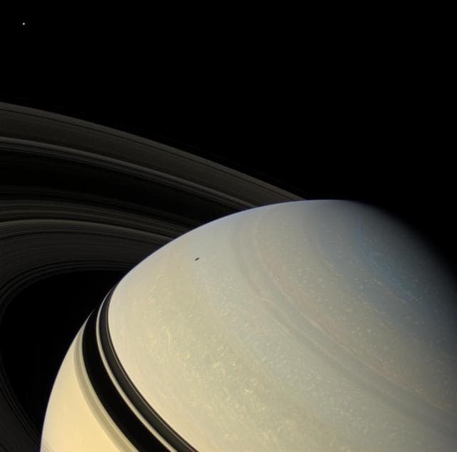 NASA image: Perspective on Saturn