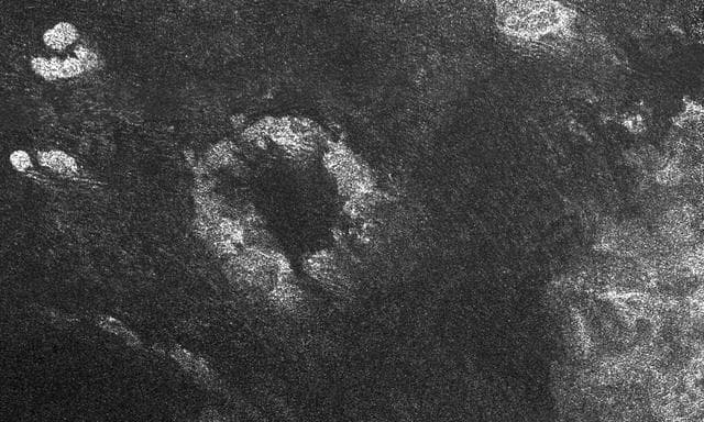 NASA image: Radar Images the Margin of Xanadu