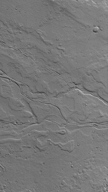 NASA image: Ancient Tharsis Flows