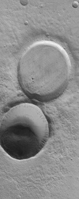 NASA image: Filled Craters