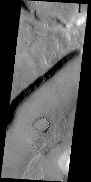 NASA image: Goodbye Crater