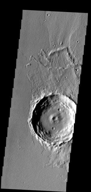 NASA image: Ejecta and Lava
