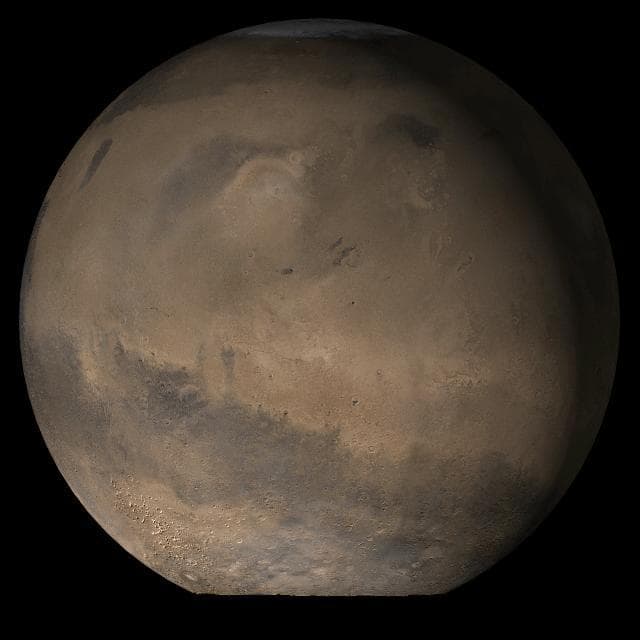 NASA image: Mars at Ls 53°: Elysium/Mare Cimmerium
