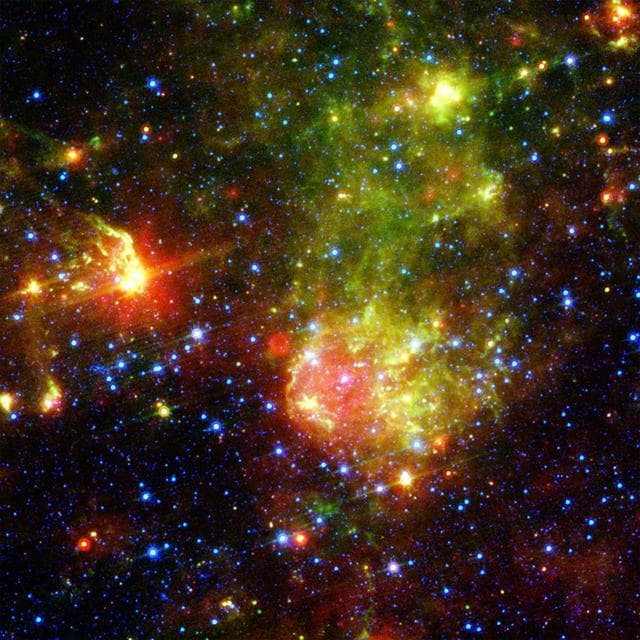 NASA image: Dusty Death of a Massive Star