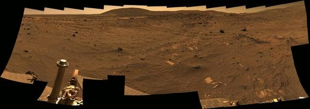 NASA image: View Northward from Spirit Winter Roost