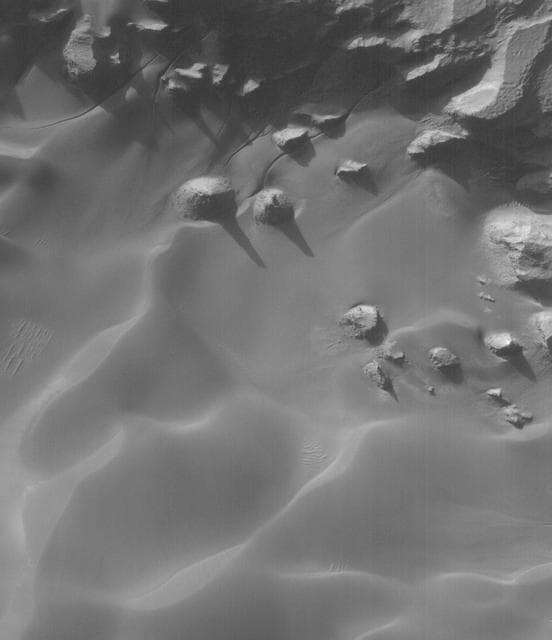 NASA image: Rabe Landforms