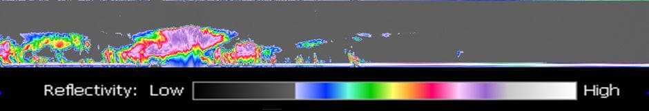 NASA image: CloudSat Overflight of Hurricane Bud