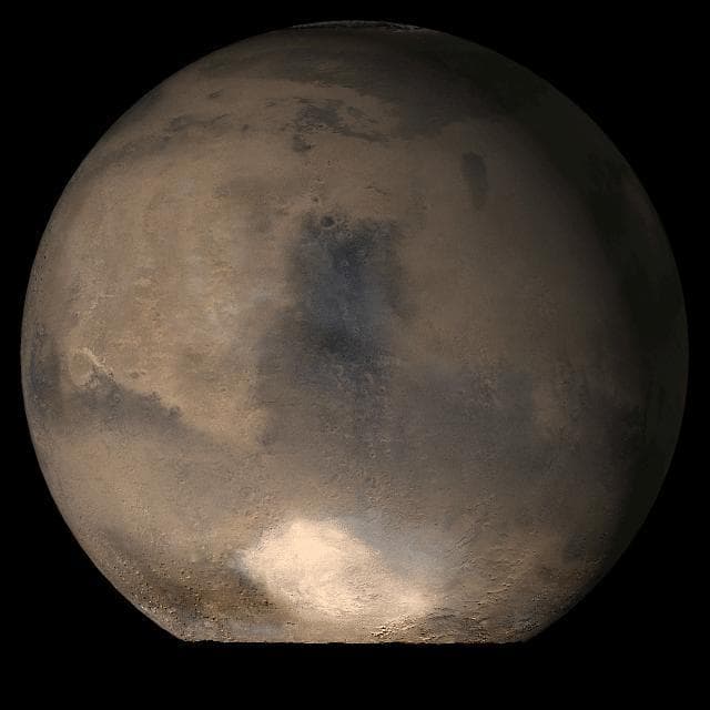 NASA image: Mars at Ls 79°: Syrtis Major