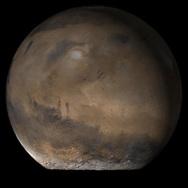 NASA image: Mars at Ls 93?: Elysium/Mare Cimmerium