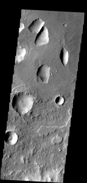 NASA image: Unusual Pits