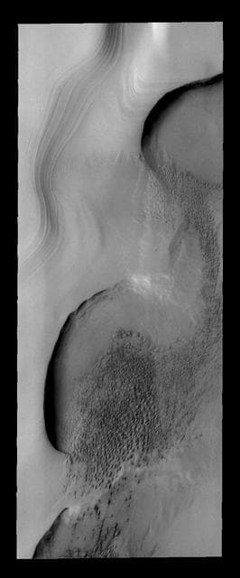 NASA image: Polar Dunes