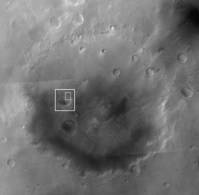 NASA image: Mutch Crater