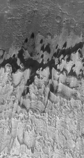 NASA image: Becquerel Outcrops