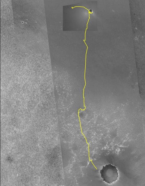 NASA image: Closing in on Victoria Crater