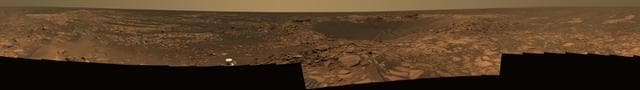 NASA image: Of Craters and Erosion: Opportunity Examines Beagle