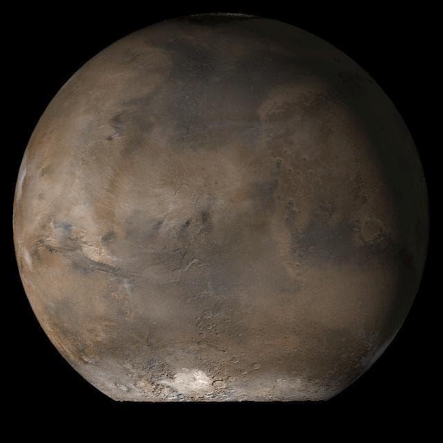 NASA image: Mars at Ls 107°: Acidalia/Mare Erythraeum
