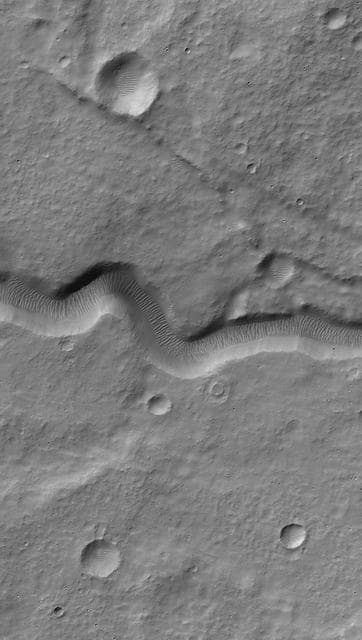 NASA image: Rippley Channel