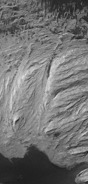 NASA image: West Candor Rocks