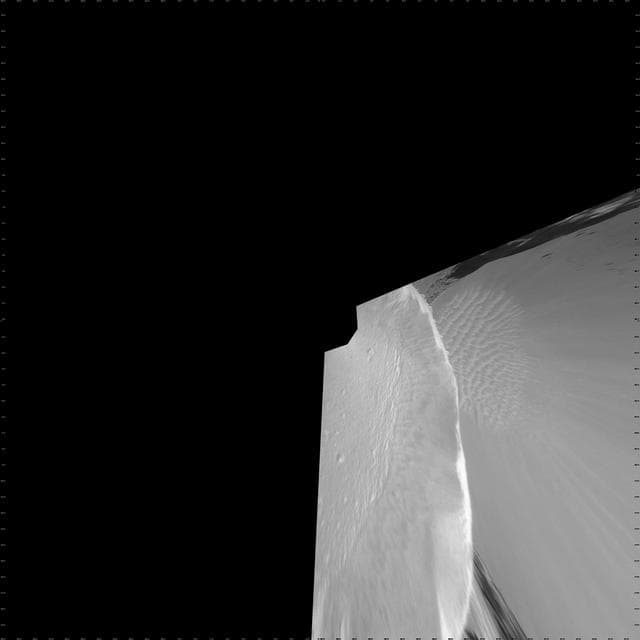 NASA image: On the Rim of Victoria Crater Vertical Projection