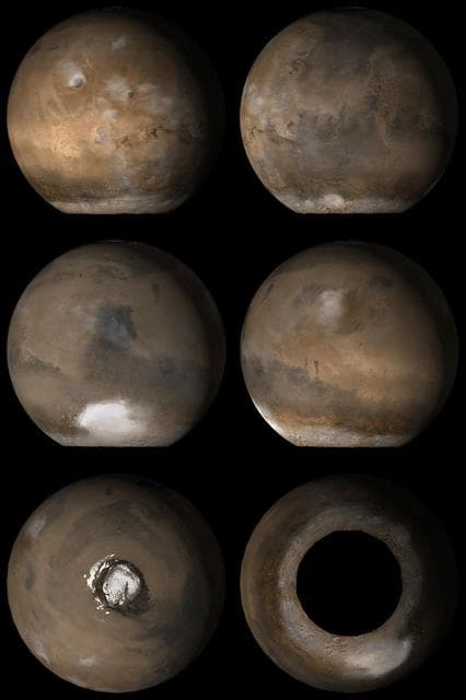 NASA image: Mars at L<sub>s</sub> 121°