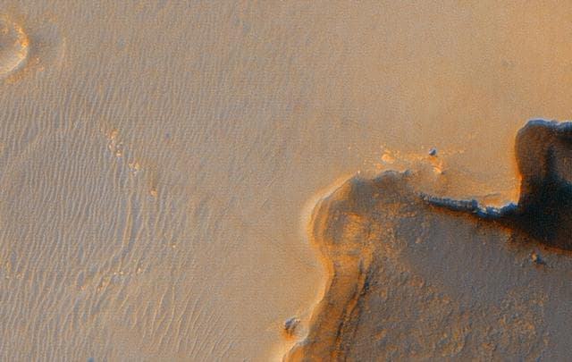 NASA image: Opportunity at Crater Cape Verde