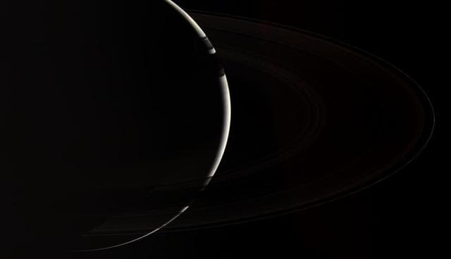 NASA image: Greetings from Saturn