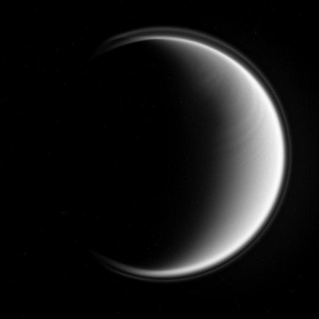 NASA image: Bands of Titan