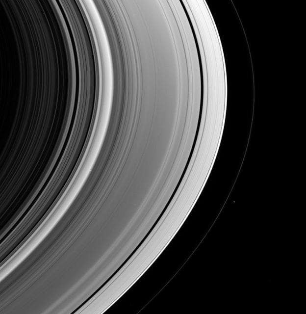 NASA image: One Shepherd Moon