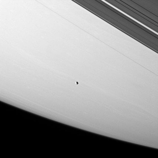 NASA image: Janus Floats On