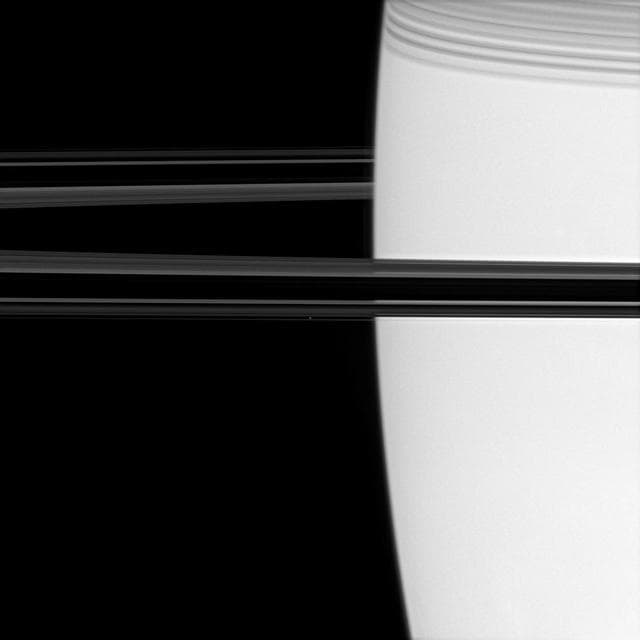 NASA image: Sojourn at Saturn