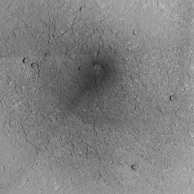 NASA image: New Craters