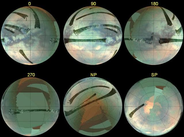 NASA image: Infrared and Radar Views of Titan