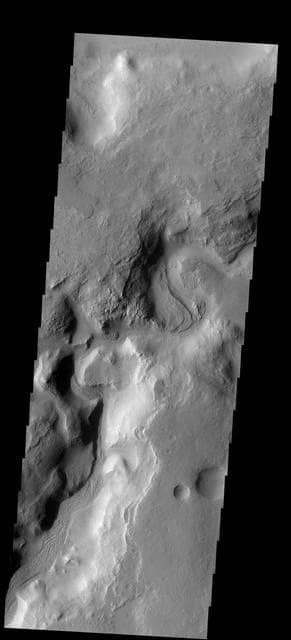 NASA image: Auqakuh Vallis