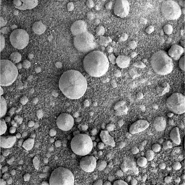 NASA image: Big Spherules near Victoria