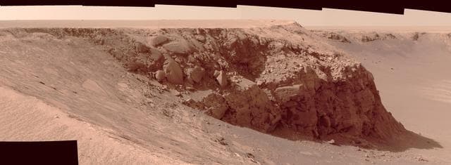 NASA image: View of Cape St. Mary from Cape Verde Altered Contrast