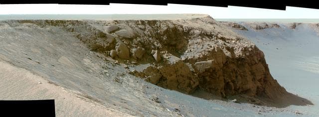 NASA image: View of Cape St. Mary from Cape Verde False Color
