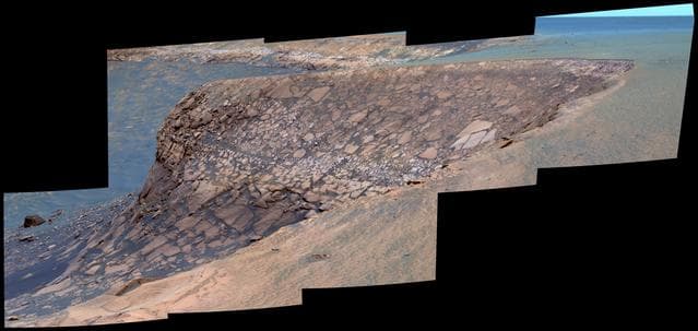 NASA image: View of Cape Verde from Cape St. Mary in Late Morning False Color
