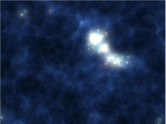 NASA image: Stars Spring up Out of the Darkness  Artist Concept