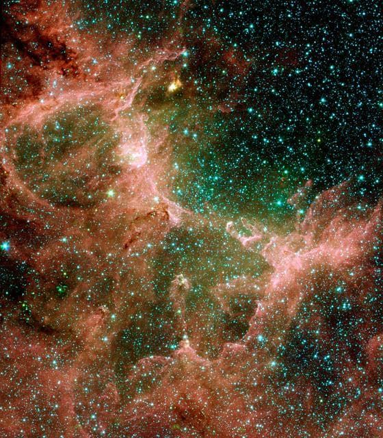NASA image: Eagle Nebula Flaunts its Infrared Feathers