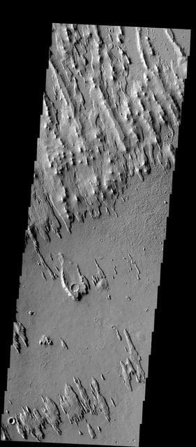 NASA image: Yardangs