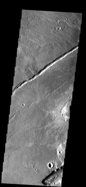 NASA image: Mareotis Fossae
