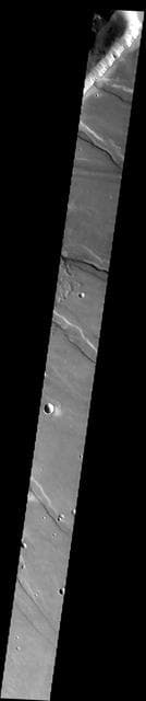 NASA image: Dust and Land Slides